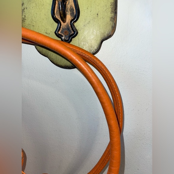 Cole Haan Village Tote. Soft, Orange Leather Bag Perfect For Summer. Beautiful! - Picture 8 of 11